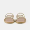 Sandalias planas multitiras Multicolored