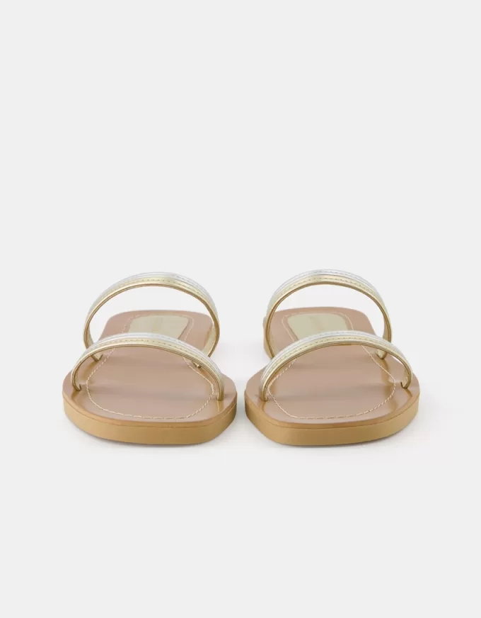 Sandalias planas multitiras Multicolored