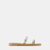 Sandalias planas multitiras Multicolored