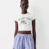 Shorts con detalle de cinturilla elástica Light blue