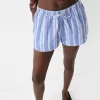 Shorts con detalle de cinturilla elástica Light blue