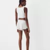 Shorts de punto gofrado Grey