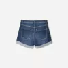 Shorts vaqueros con vuelta Blue