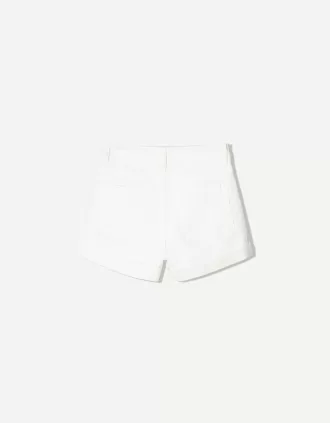Shorts vaqueros con vuelta White