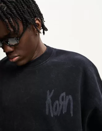 Sudadera Korn con cuello redondo Grey