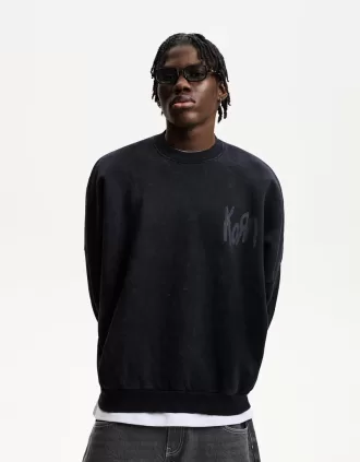 Sudadera Korn con cuello redondo Grey