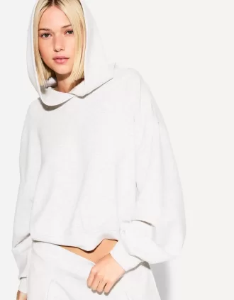 Sudadera con capucha extragrande Grey