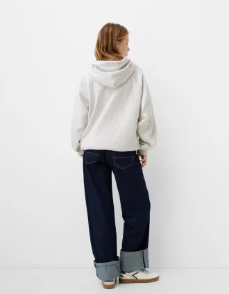 Sudadera con capucha y cremallera Grey