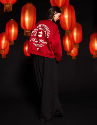 Sudadera estampada Red