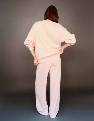 Sudadera oversize con bolsillos laterales Pink