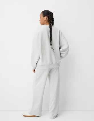 Sudadera oversize con bolsillos laterales Grey