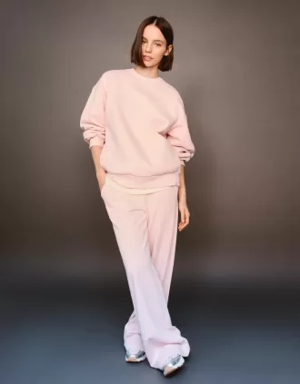 Sudadera oversize con bolsillos laterales Pink