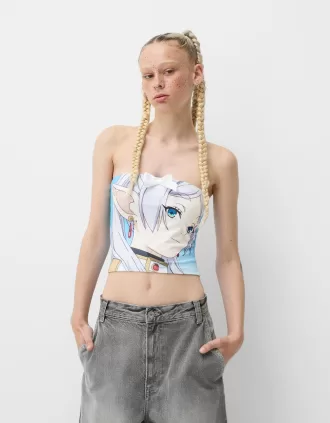 Top bandeau Frieren Blue