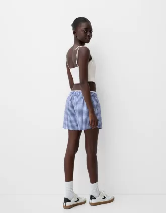 Top corsé de jacquard Off white