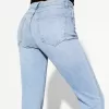 Vaqueros acampanados Light blue