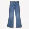 Vaqueros acampanados Light blue
