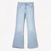 Vaqueros acampanados Light blue