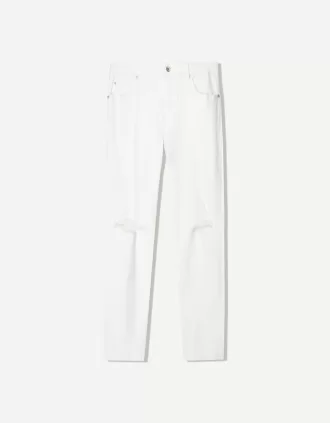 Vaqueros ajustados White