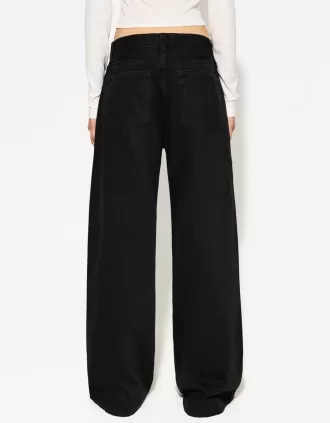 Vaqueros anchos Black
