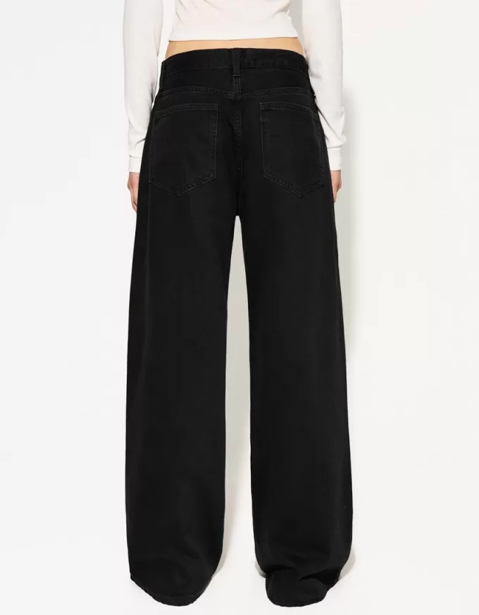 Vaqueros anchos Black