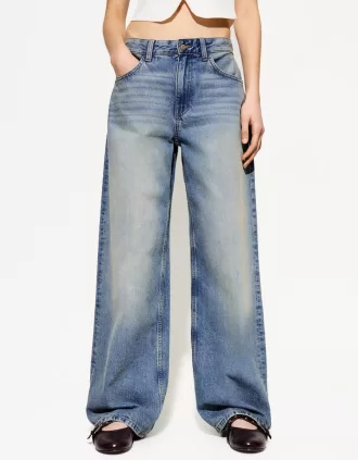 Vaqueros anchos Washed out blue
