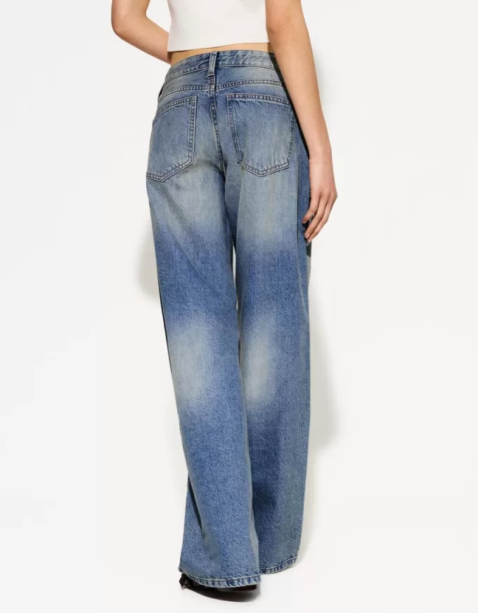 Vaqueros anchos Washed out blue