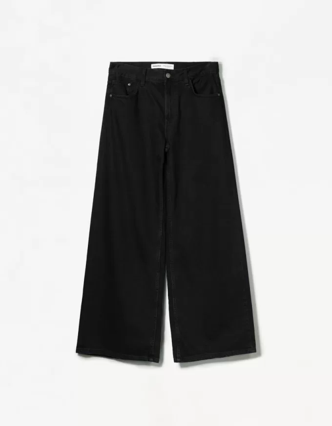 Vaqueros anchos Black