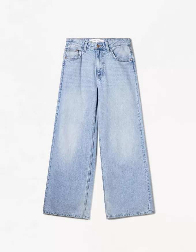 Vaqueros anchos Light blue