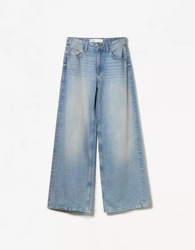 Vaqueros anchos Washed out blue