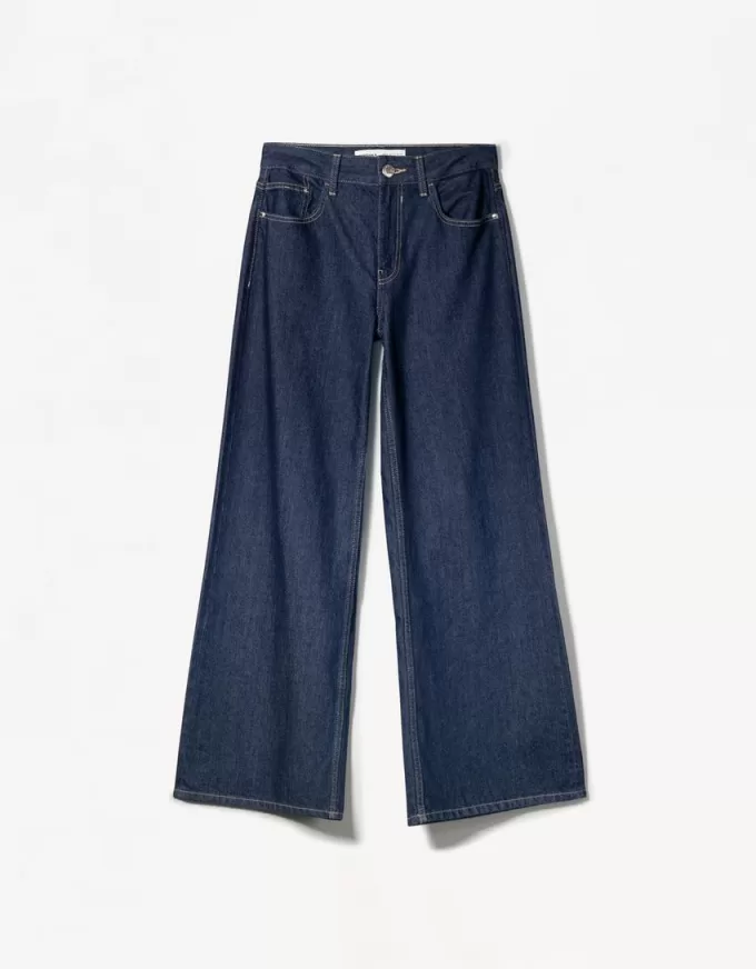 Vaqueros anchos Navy