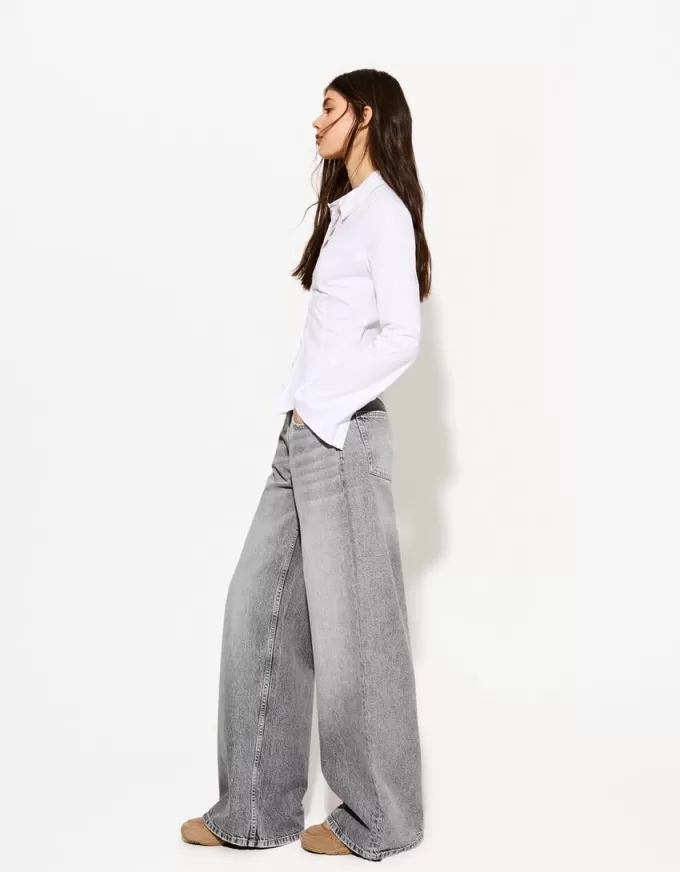 Vaqueros anchos Grey