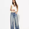 Vaqueros anchos Washed out blue