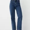 Vaqueros anchos de corte recto Blue