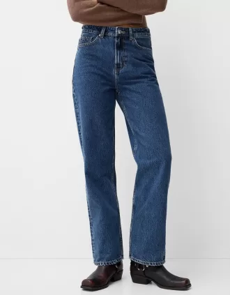 Vaqueros anchos de corte recto Blue