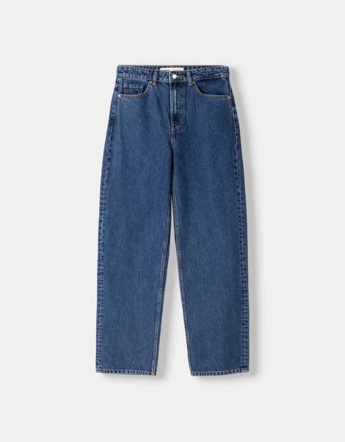 Vaqueros anchos de corte recto Blue