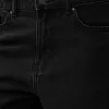 Vaqueros anchos de corte recto Black