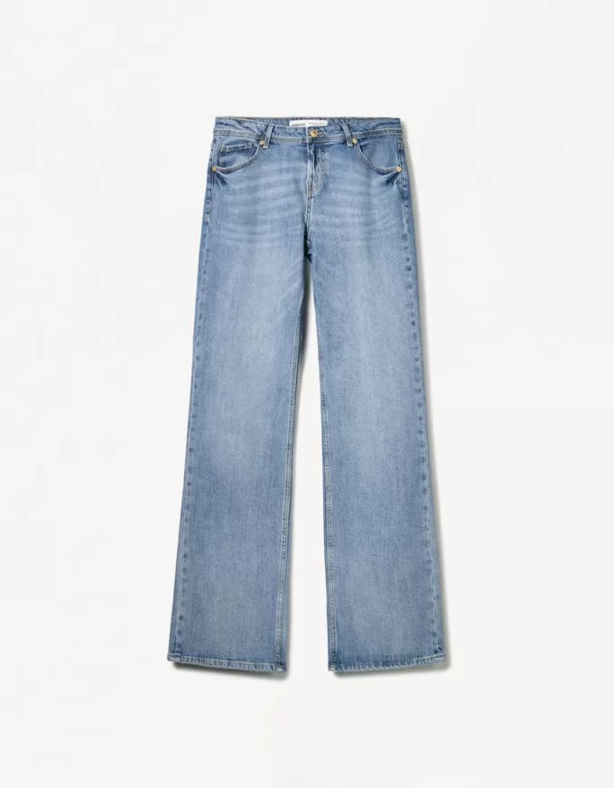 Vaqueros boot-cut de talle bajo Light blue Vaqueros boot-cut de talle bajo Light blue