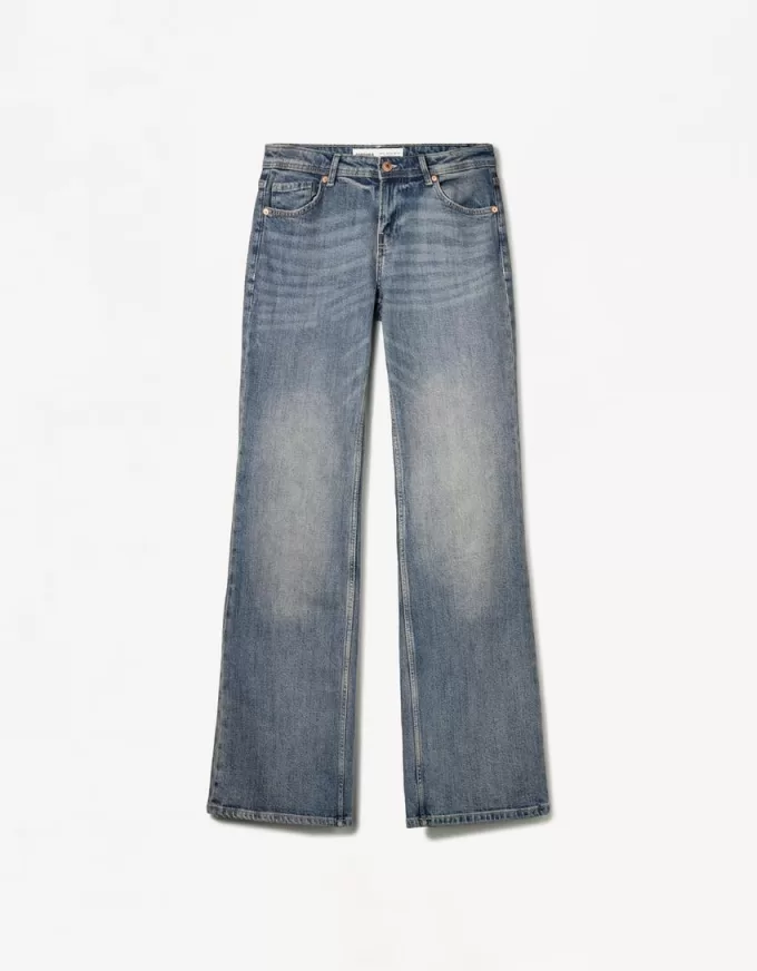 Vaqueros boot-cut de talle bajo Light blue Vaqueros boot-cut de talle bajo Light blue