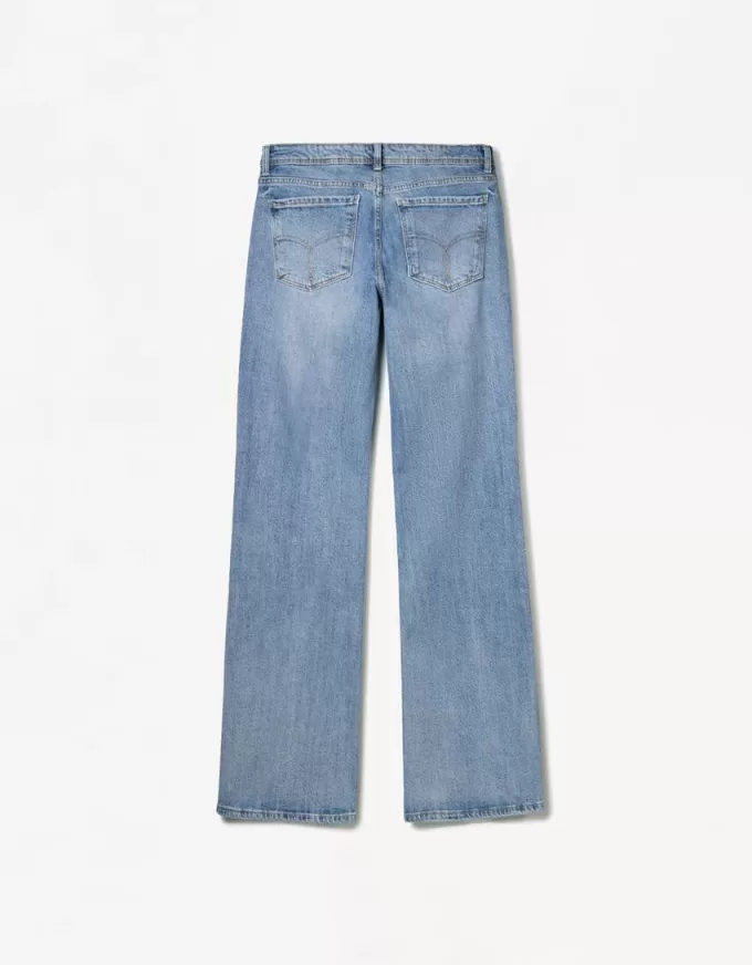 Vaqueros boot-cut de talle bajo Light blue Vaqueros boot-cut de talle bajo Light blue