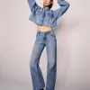 Vaqueros boot-cut de talle bajo Light blue Vaqueros boot-cut de talle bajo Light blue