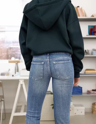Vaqueros bootcut de talle bajo Blue