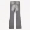 Vaqueros bootcut de talle bajo Grey
