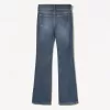 Vaqueros bootcut de talle bajo Washed out blue