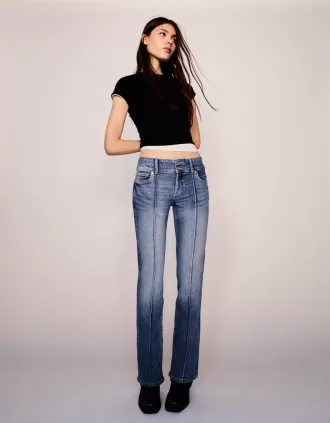 Vaqueros bootcut de talle bajo Blue