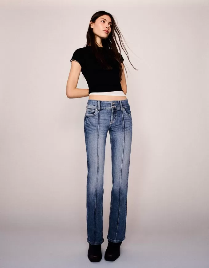Vaqueros bootcut de talle bajo Blue Vaqueros bootcut de talle bajo Blue