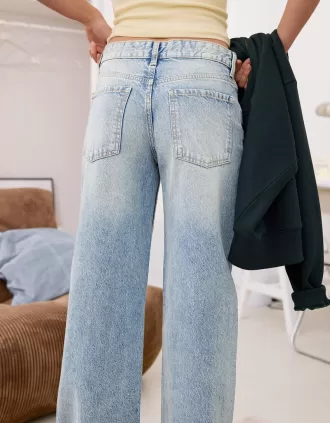 Vaqueros boyfriend Light blue