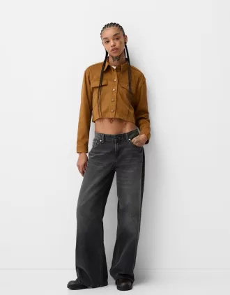 Vaqueros boyfriend Dark grey
