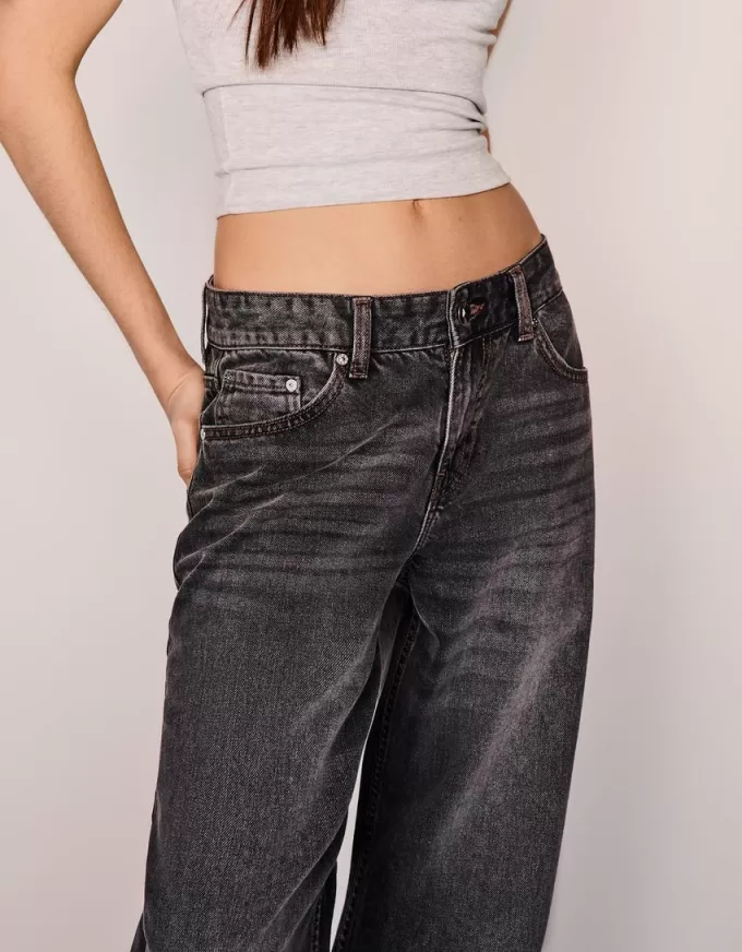 Vaqueros boyfriend Dark grey Vaqueros boyfriend Dark grey