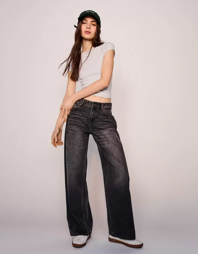 Vaqueros boyfriend Dark grey Vaqueros boyfriend Dark grey