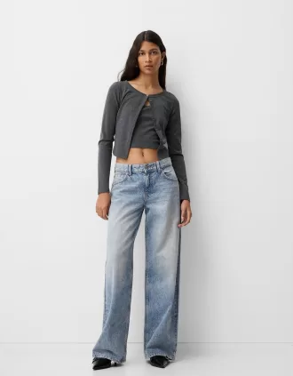 Vaqueros boyfriend Light blue